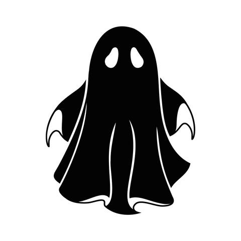 Black Ghost Stickers